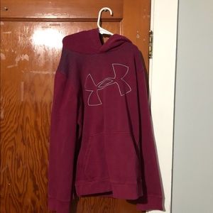Maroon Under Armour Sweat Shirt